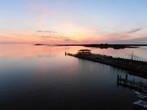 Sunsets at Captain's Quarters - Photograph courtesy of Charlotte Scott.